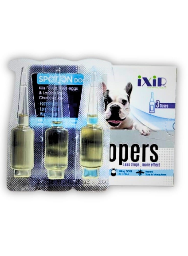 IXIR Drobers Spot-On Drops for Dogs (3 Doses) - Image 2
