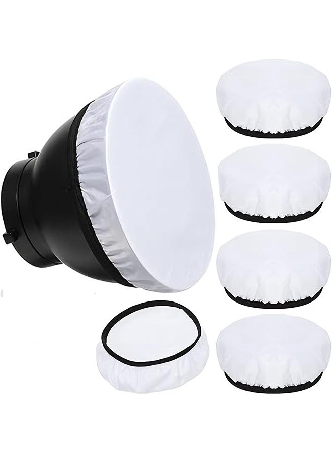 هابي دي قماش موزع الضوء للتصوير الفوتوغرافي أبيض (5 قطع) - Image 1