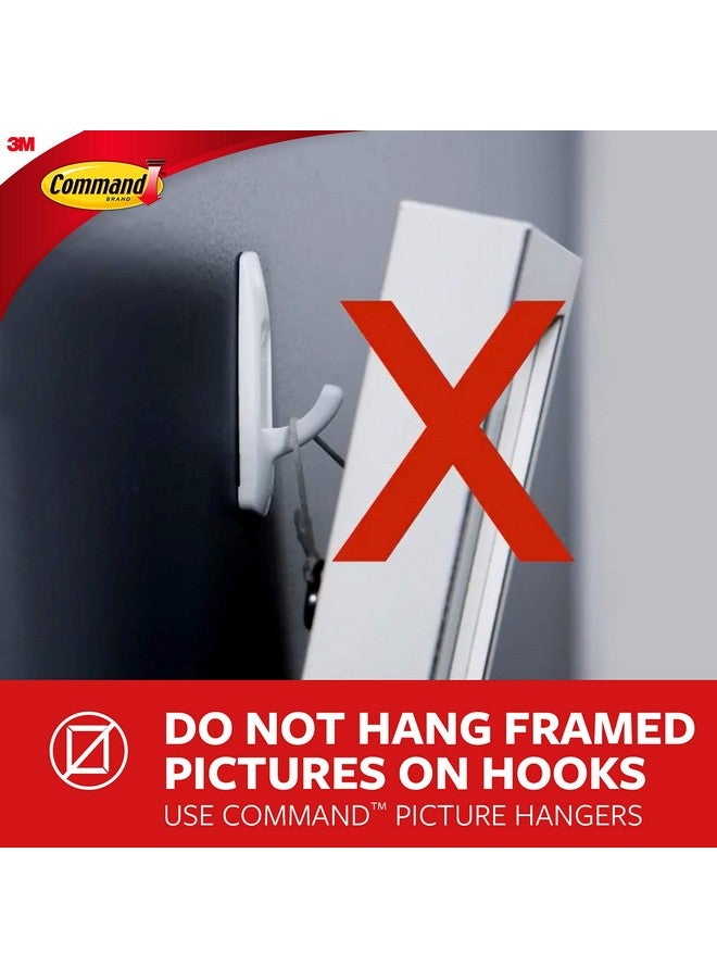 Command Command Bathroom Wall Hook with Water-Resistant Adhesive Strips, Bathroom Organizer for Hanging Bath Towels and Loofahs, 1 Shower Hook with 2 Command Strips  - Image 4