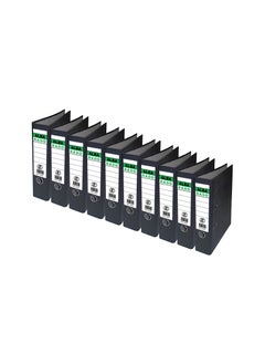 Generic 10-Piece Box File ,Alba Rado  A4 Size 8 cm Black  - Image 1