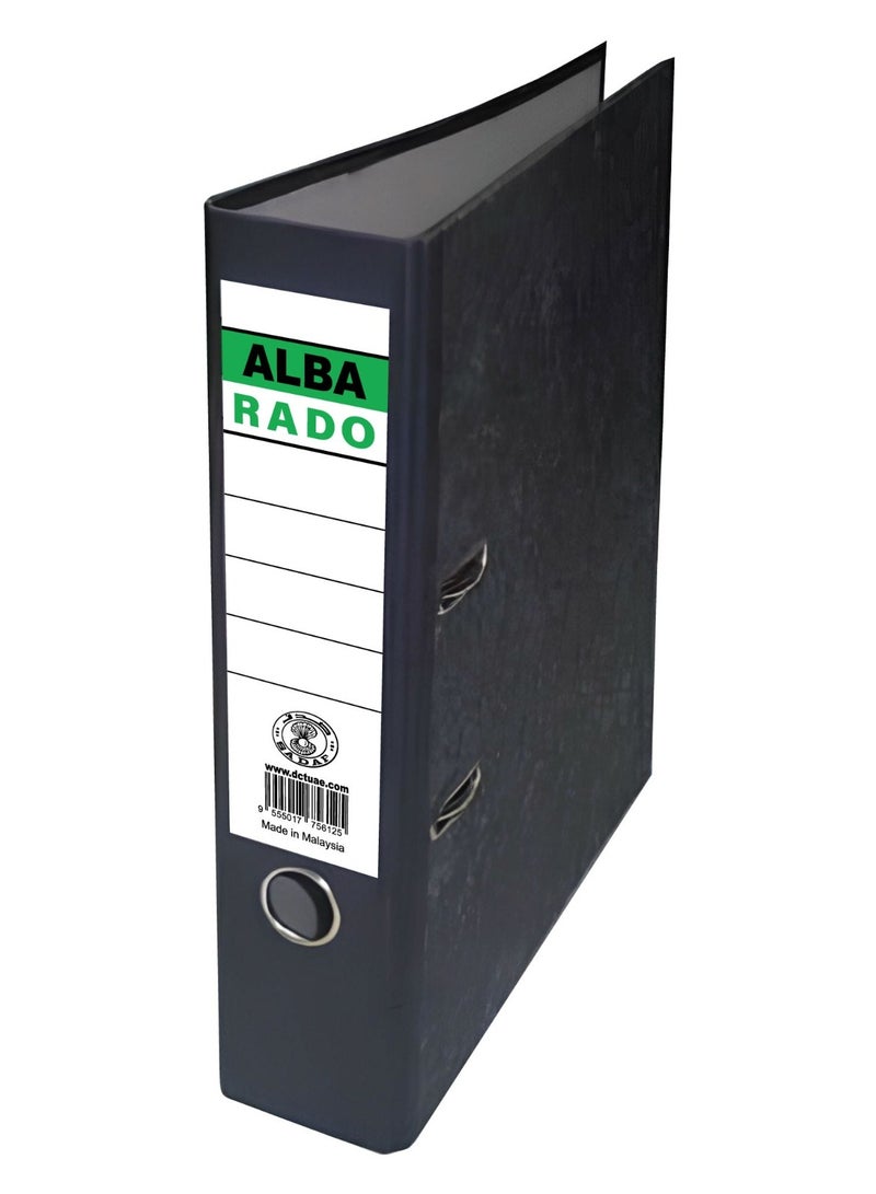 Generic 10-Piece Box File ,Alba Rado  A4 Size 8 cm Black  - Image 2