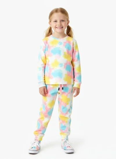 babyqlo Pastel Dream Tie-Dye 2 piece Set for Girls