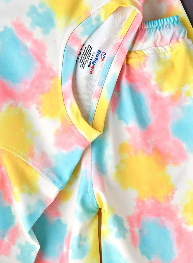 babyqlo Pastel Dream Tie-Dye 2 piece Set for Girls