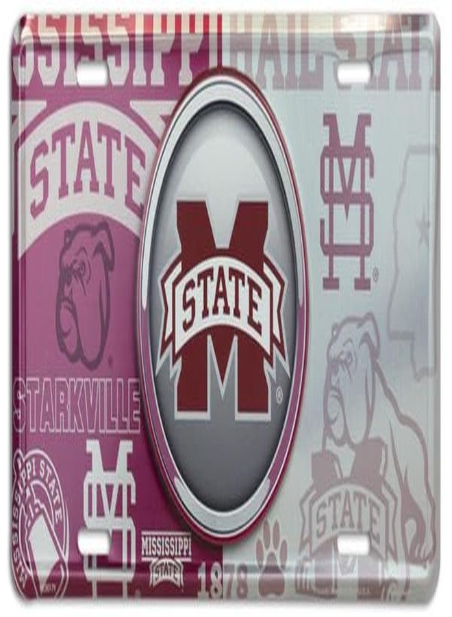 Hangtime Mississippi State University - Mississippi State Bulldogs - Bullseye Style License Plate