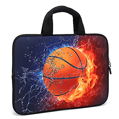 Baocool 11" 11.6" 12" 12.1" 12.5" inch Laptop Carrying Bag Chromebook Case Notebook Ultrabook Bag Tablet Cover Neoprene Fit Samsung Google Acer HP DELL Lenovo Asus (11 11.6 12.1 12.2 inch, Basketball) - Image 2