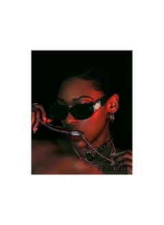 FEISEDY Small Square Sunglasses for Women Men Vintage Trendy Irregular Sunglasses B2322  - Image 3
