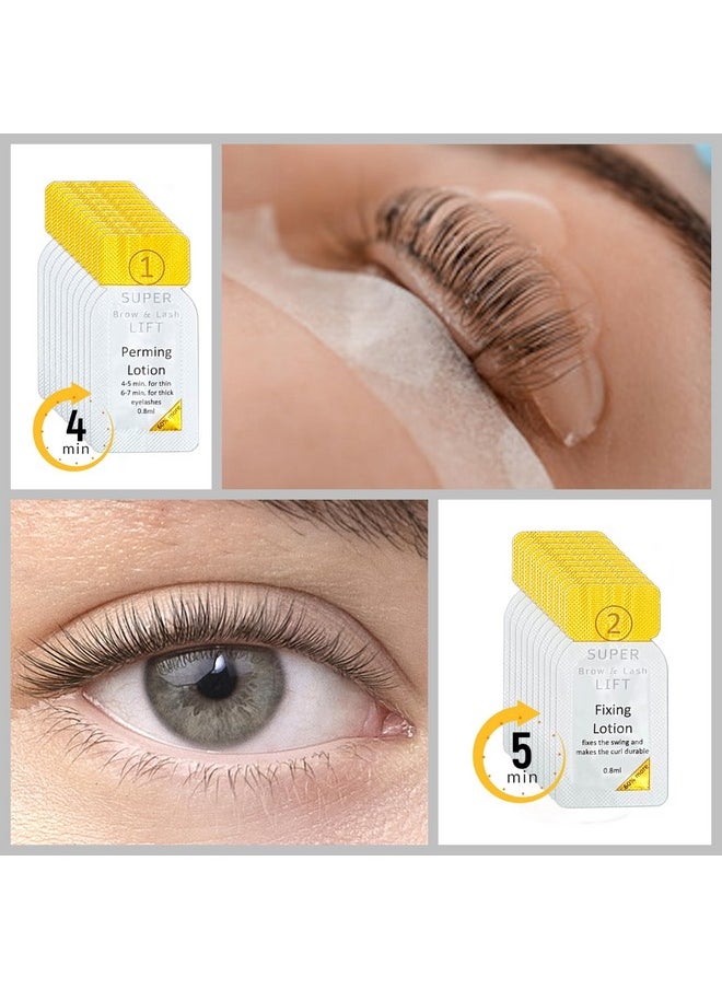 XXL Lashes - Super Lash & Brow Lift Kit Eyelash Extension Lifting And Perm Kit New Formula Easy For Beginners And Professionals. Reaction Time 56 Min Set For 1215 Use With Detailed Instructions - Image 1