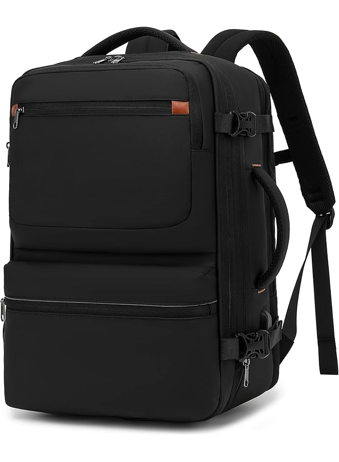 erorex 17.3 Inch Travel Laptop Backpack Expandable Large Business Computer Bag With Usb Charging Port Water Resistant College School Bookbag Durable Gifts For Men Women  - Image 1