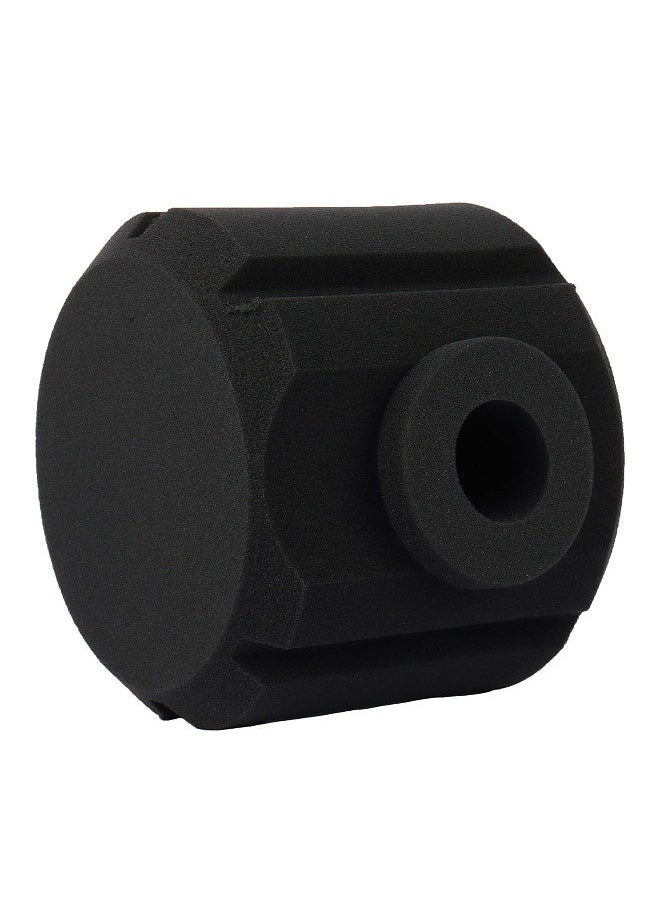 Generic - Studio Condenser Microphone Windscreen Sound-Absorbing Foam Mic Cover Foam Protective Anti-wind Cap Cover Microphone Pop Filter Shield Portable Recording Noise Reduction and Blowout Prevention Cover - Image 1