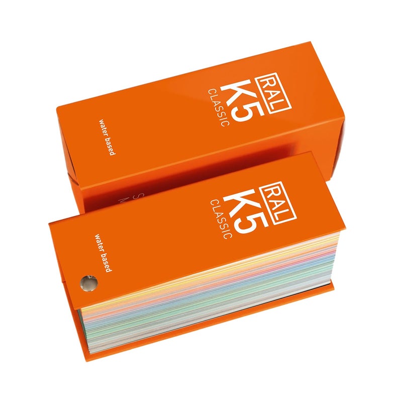 RAL K5 Color Chart, 1 x Gloss, 1 x Semi-Matte, Full Page Color Swatches - Image 3