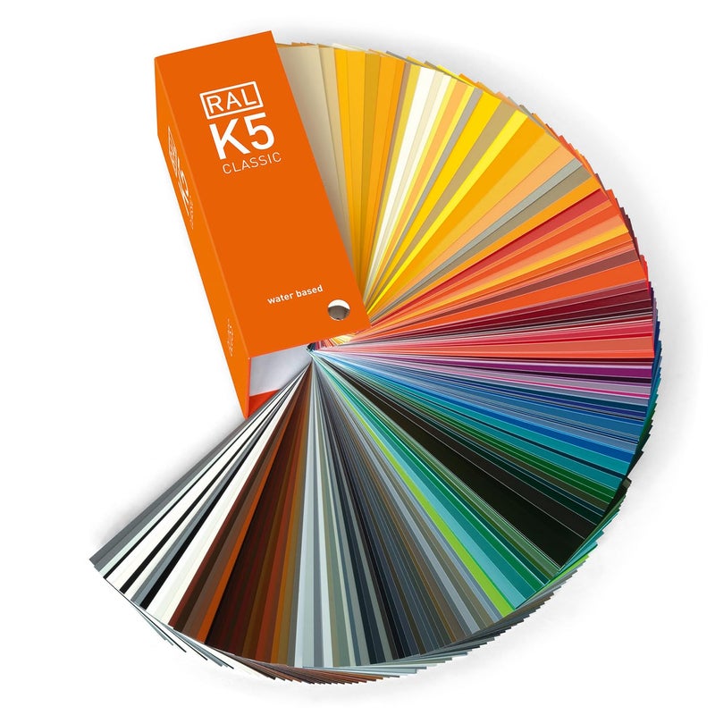 RAL K5 Color Chart, 1 x Gloss, 1 x Semi-Matte, Full Page Color Swatches - Image 4