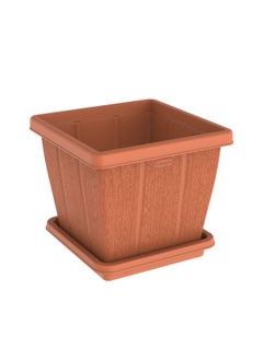 30L Cedargrain Square Planter with Tray - pzsku/Z7F6BEAF6D4346861EC51Z/45/_/1662633270/dca65bb4-533d-4159-ac1b-931ed1ac73ed