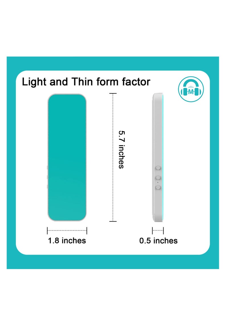 Excefore Pillow Speaker Bone Conduction Stereo, Bluetooth Wireless Music Sleep Headphones, Insomnia White Noise Machine for Side Sleepers, Mini Portable Pillow Speaker, for Sleep Aid Under Sleep Pillow  - Image 2