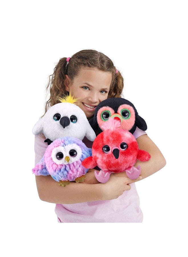 Pets Alive Chirpy Birds (Flamingo) by ZURU, Electronic Pet That Speaks, Giant Surprise Egg, Stickers, Comb, Fluffy Clay, Bird Animal Plush for Girls - Image 4