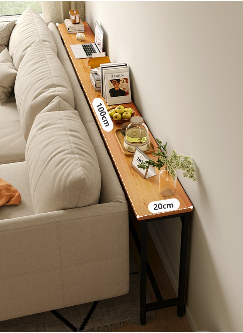 Sharpdo - Modern Home Multi-Compartment Storage Table Suitable for Bedside Storage Living Room Storage  and Study Storage 100*20*100.2CM - Image 1