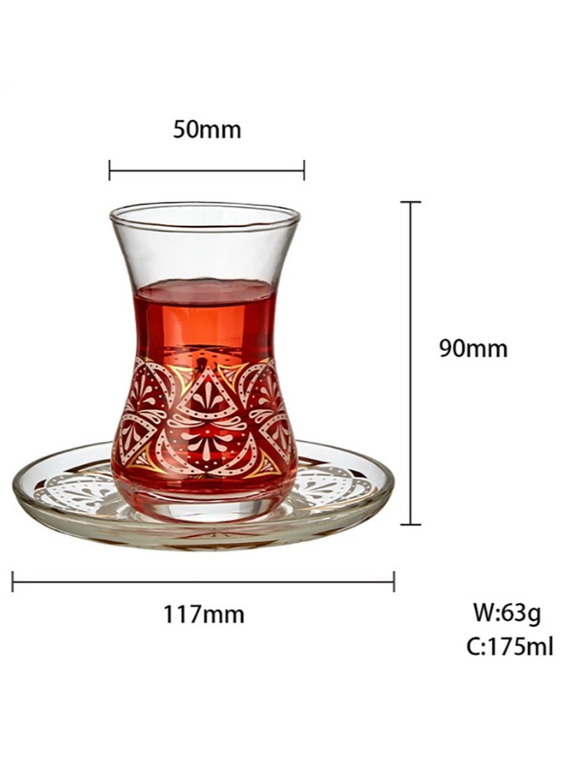 Jingke Glass Tea Cup Black Tea Cup Coffee Cup 175ml/5.9 oz  01  - Image 2