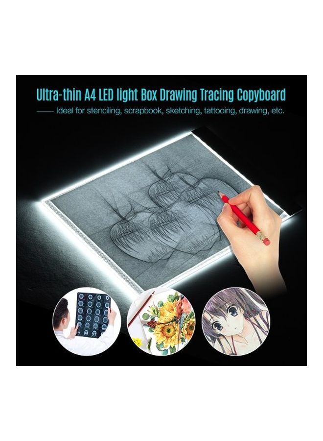 NIBEMINENT Ultra Thin LED Light Drawing Tracing Copyboard White  - Image 2
