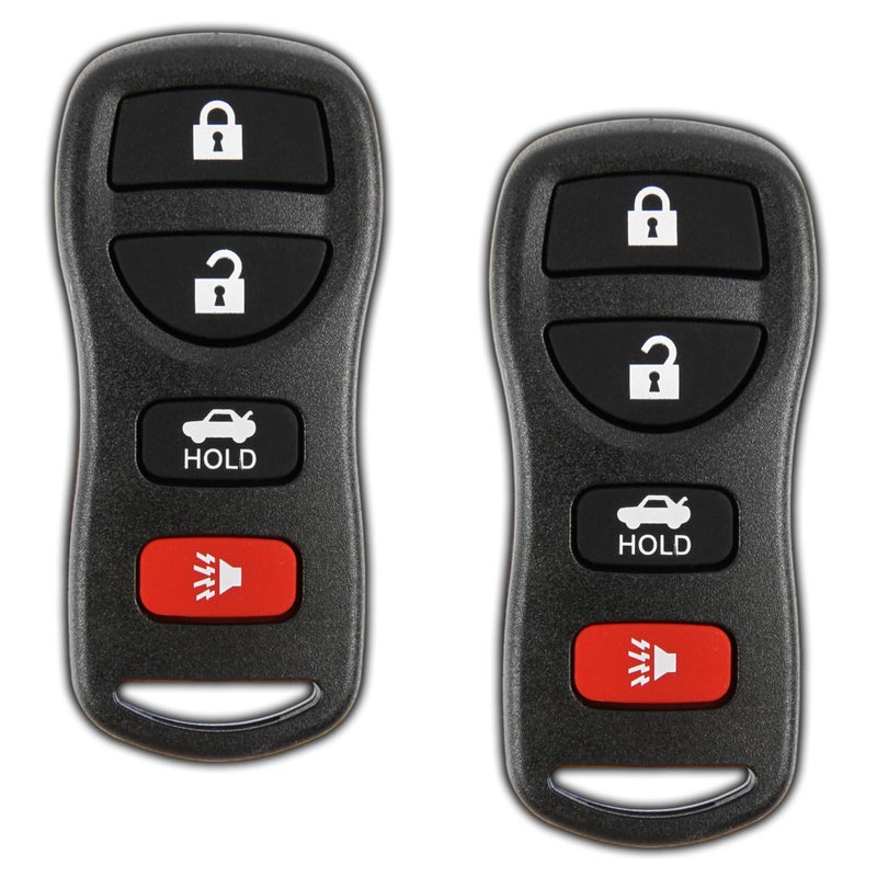 KeylessOption Keyless Entry Remote Control Car Key Fob for Nissan Infiniti KBRASTU15 (Pack of 2) - Image 1
