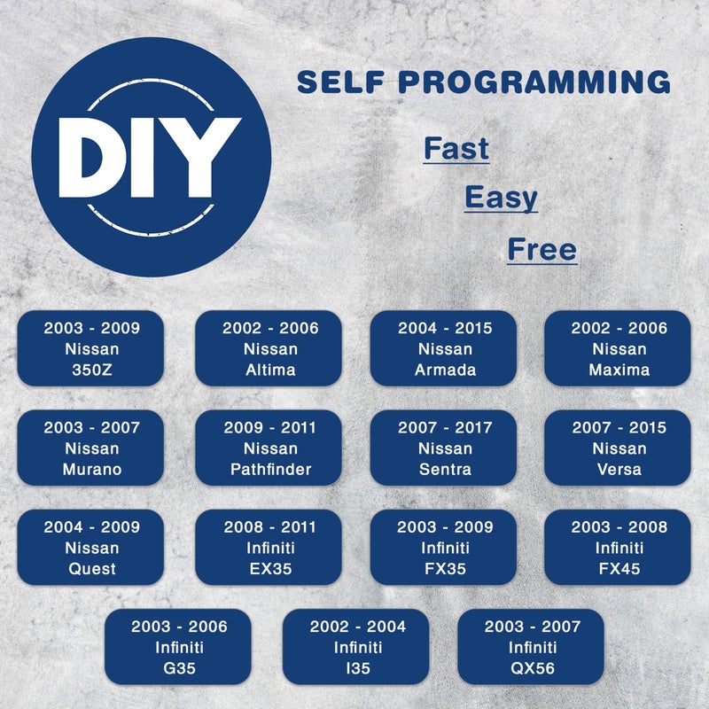 KeylessOption Keyless Entry Remote Control Car Key Fob for Nissan Infiniti KBRASTU15 (Pack of 2) - Image 3