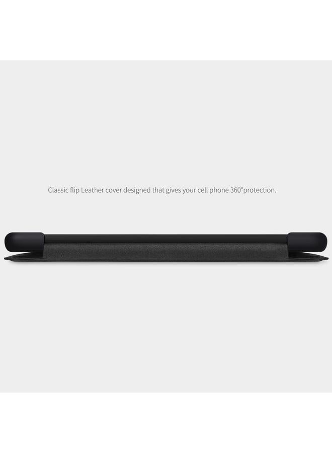 Nillkin Case For Samsung Galaxy S21 Plus 5G QIN Series Crazy Horse Texture Horizontal Flip Leather Case with Card Slot - Image 5