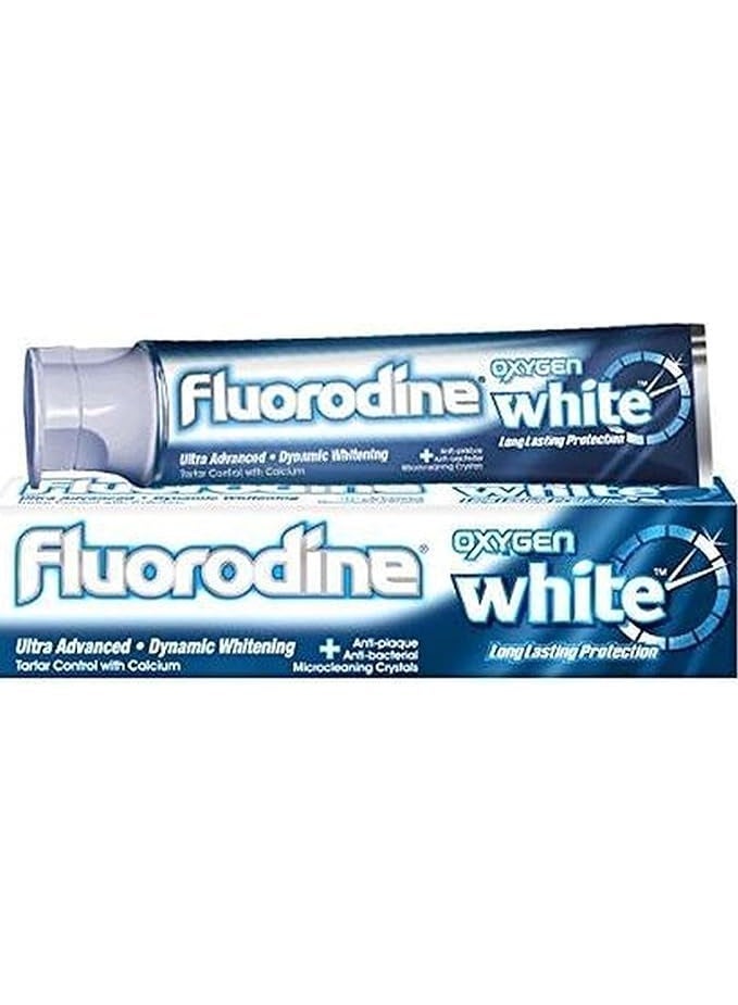 Fluorodine Oxygen White Toothpaste 100 ml ,Made in UK - Image 1