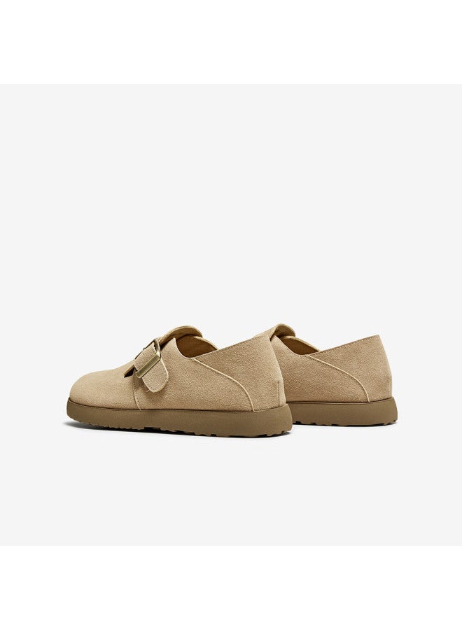 Basto 25 Autumn Vintage Birkenstock Flat Round Toe Women's Loafers D3097ca5 Apricot 35 - Image 3