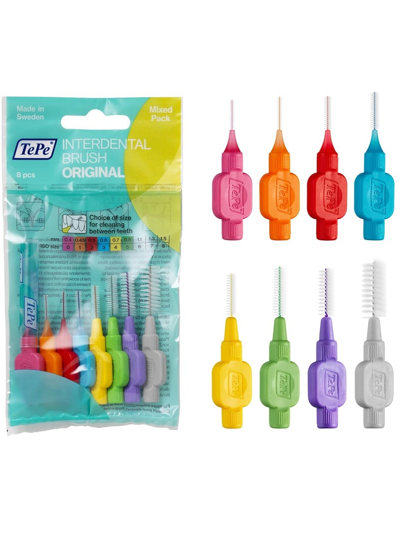 Tepe - TEPE Interdental Brush Original, Soft Dental Brush for Teeth Cleaning, Mixed Pack - Image 1