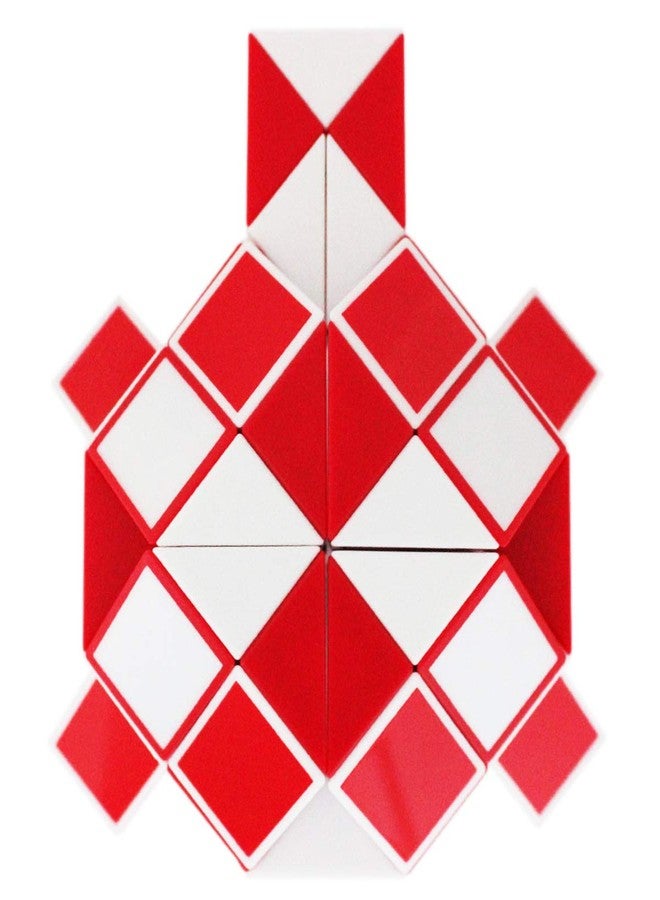 Mipartebo Magic Snake Cube Twist Puzzle 72 Wedges Large Size Twist Fidget Snake Toys Gift Party Favors for Kids Adults Teens Red - Image 4