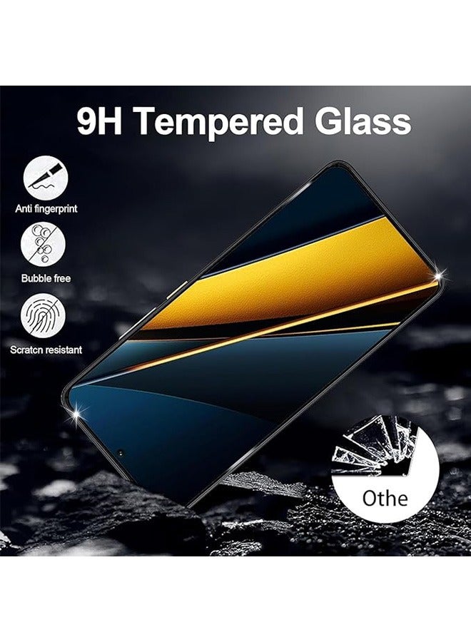 2 Pack Xiaomi Poco X6 Pro 5G Screen Protector, 9H Tempered Glass Screen Protector for Xiaomi Poco X6 Pro 5G, Case Friendly, Easy Installation,Anti-Scratch Film - Image 3