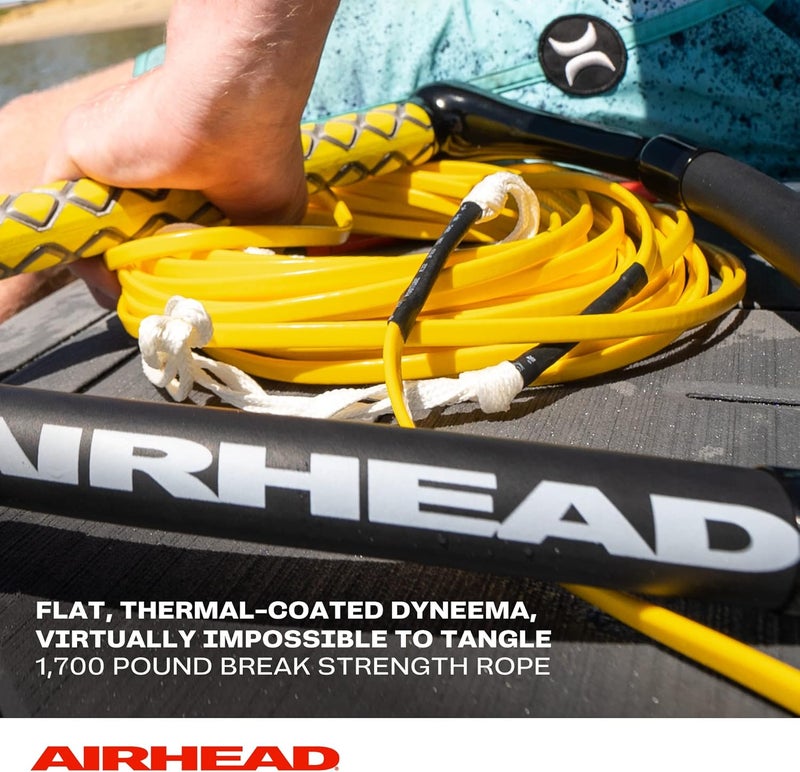 Airhead Dyneema Flat Line Wakeboard Rope, 4 Sections, 70-Feet, Multiple Colors Available - Image 4