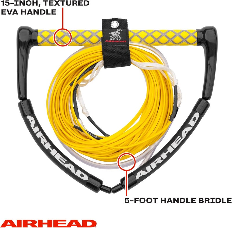 Airhead Dyneema Flat Line Wakeboard Rope, 4 Sections, 70-Feet, Multiple Colors Available - Image 3