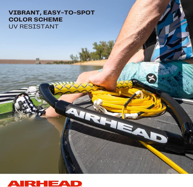 Airhead Dyneema Flat Line Wakeboard Rope, 4 Sections, 70-Feet, Multiple Colors Available - Image 5