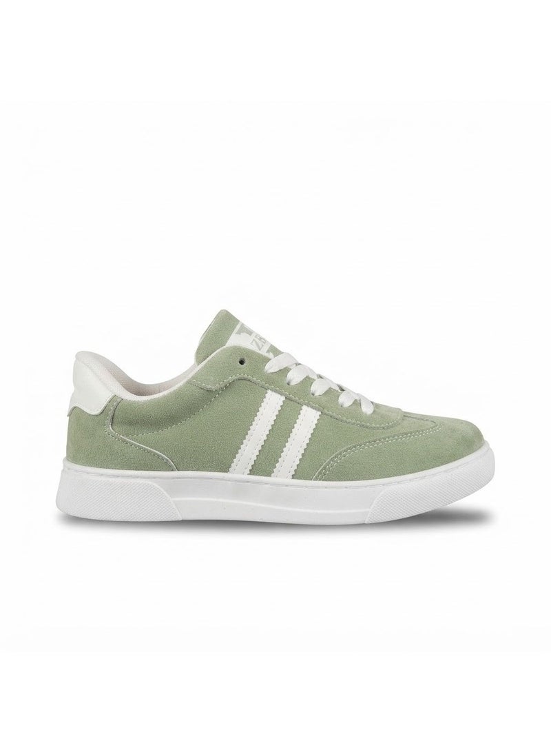 Vbranda Stylish women's sneakers crafted from soft suede SN-38-MINT GREEN - Image 2
