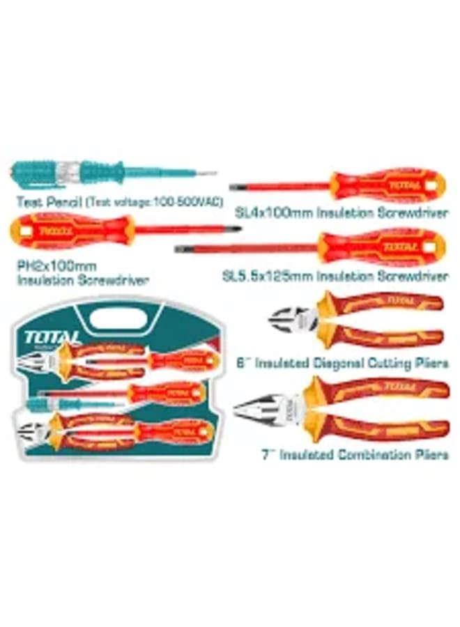 TOTAL Total 1000V Insulated Hand Tool Set  - Image 1