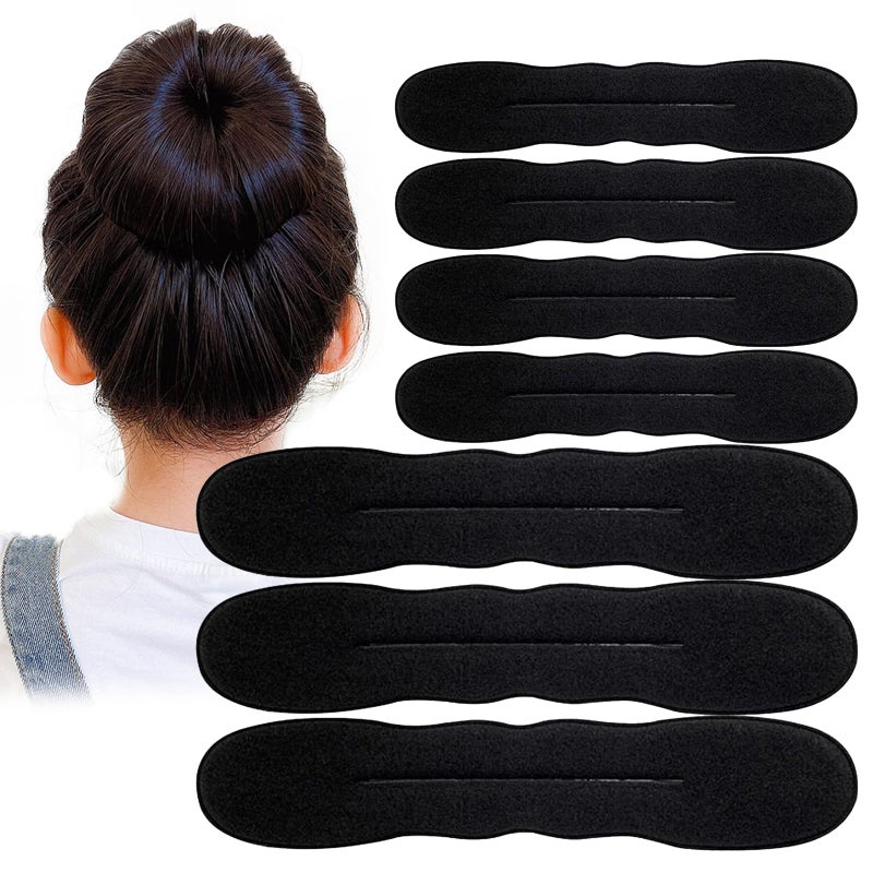 Arvintas 10PCS Hair Bun Maker for Women, Magic Snap Roll Sponge Curler Clips, Easy Donut Maker for Easy Bun Twister, Ballet Buns, French Twist, Updo's, Waves & more - Strong, Flexible, Reusable - Image 1