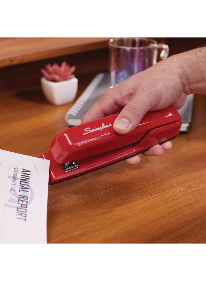 Swingline Stapler, 30 Sheet Capacity, 747 Business Stapler, Jam Free, Metal, Rio Red (74736) - Image 2