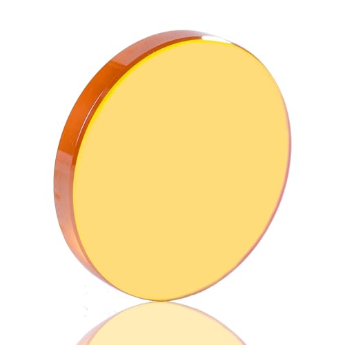 CNCOLETECH 20mm CO2 Laser Lens, Laser Mirror PVD ZnSe Focus Lens 63.5mm / 2.5" Focal for CO2 10600nm 10.6um Laser Engraver Cutting Cutter - Image 1
