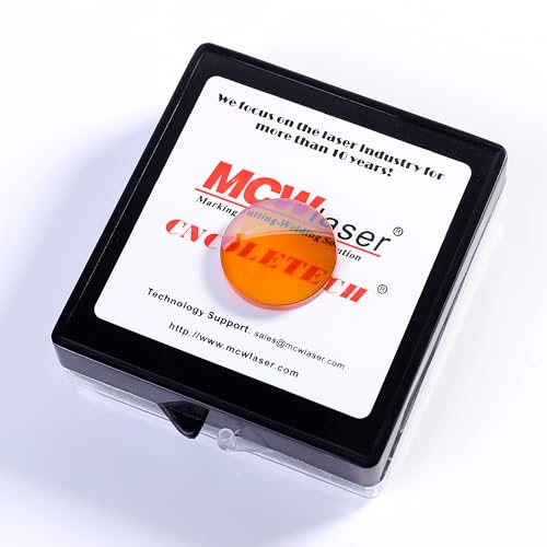 CNCOLETECH 20mm CO2 Laser Lens, Laser Mirror PVD ZnSe Focus Lens 63.5mm / 2.5" Focal for CO2 10600nm 10.6um Laser Engraver Cutting Cutter - Image 3