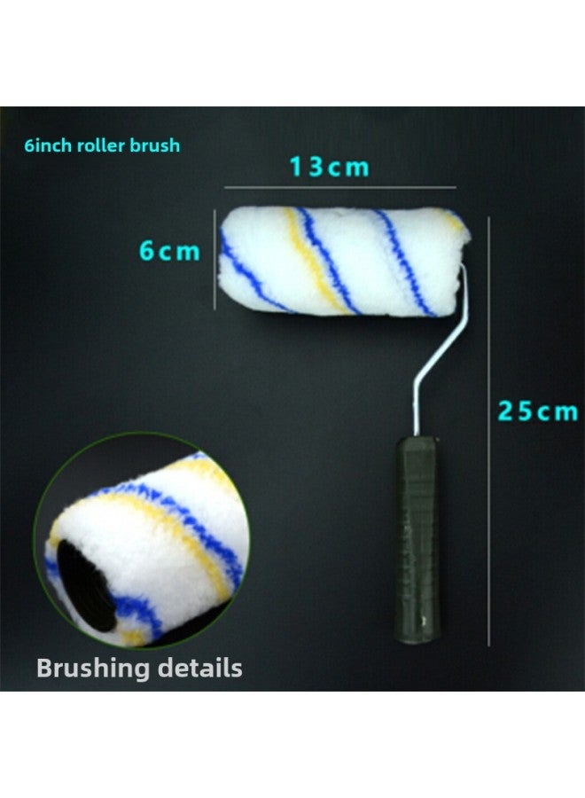 Roller Brush 9 Inch Latex Paint Paint 4 Inch 6 Inch High Quality Short Medium Long Wool Roller Outlet-Specifications:9 Inch Cotton Thread Roller Brush Without Dead Angle  - Image 4