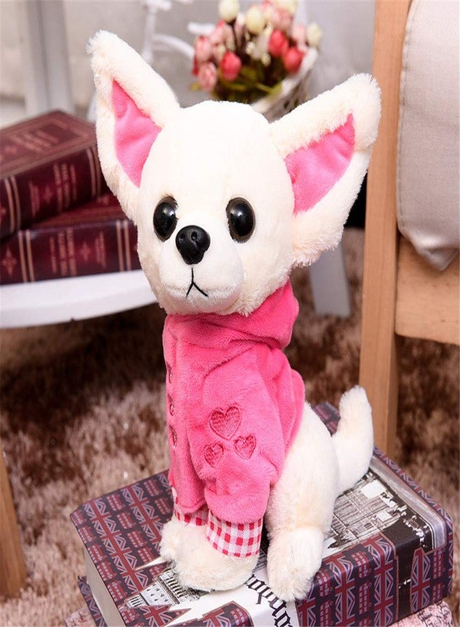 SUSHAFEN Stuffed Dog Puppy Toy Dog Plush Toy Soft Doll Stuffed Animal Pillow Birthday Gift Present Cute Dog Ornaments Decoration Handicraft House Desktop Decoration Prop,17cm/6.7" - Image 4