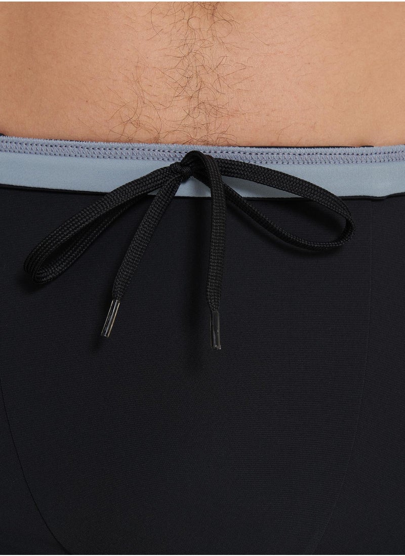 Joss Joss Men's Swimming Trunks-Shorts Black – Recycled Polyamide, Aquaforce Fabric with Lycra XtraLife, Chlorine & Seawater Resistant, Adjustable Fit  - Image 3