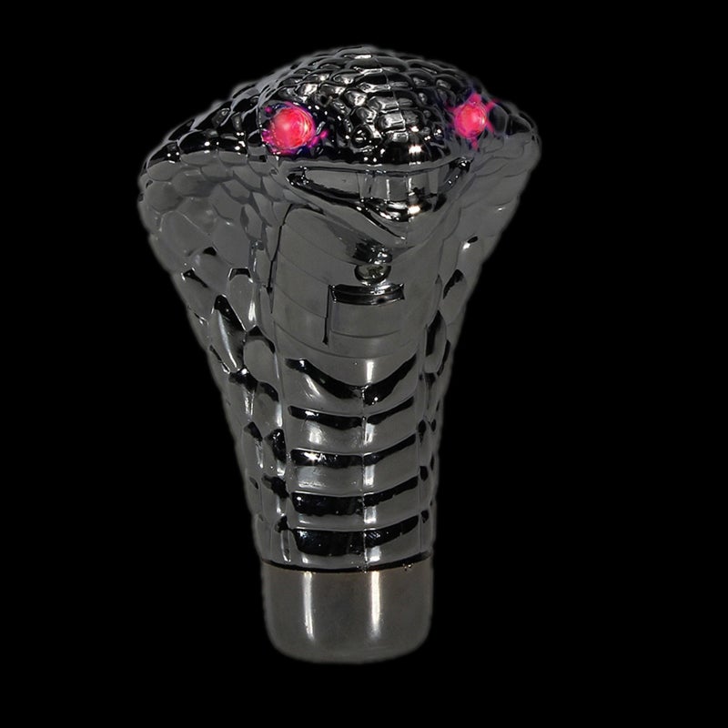 Car Red LED Flash Light Manual Gear Shift Knob Vehicle Modifications Interior Decoration Universal Shifter Auto Accessories Red - Image 2