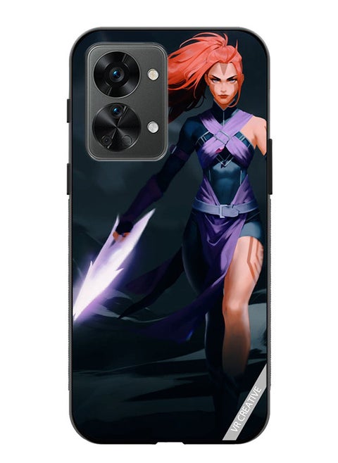 Protective Case Cover For OnePlus Nord 2T Anti-Mage Lady Dota 2 Design Multicolour