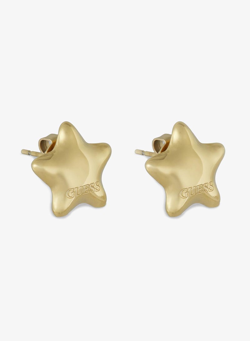 GUESS Iconique Non-Logo Earrings - Image 1