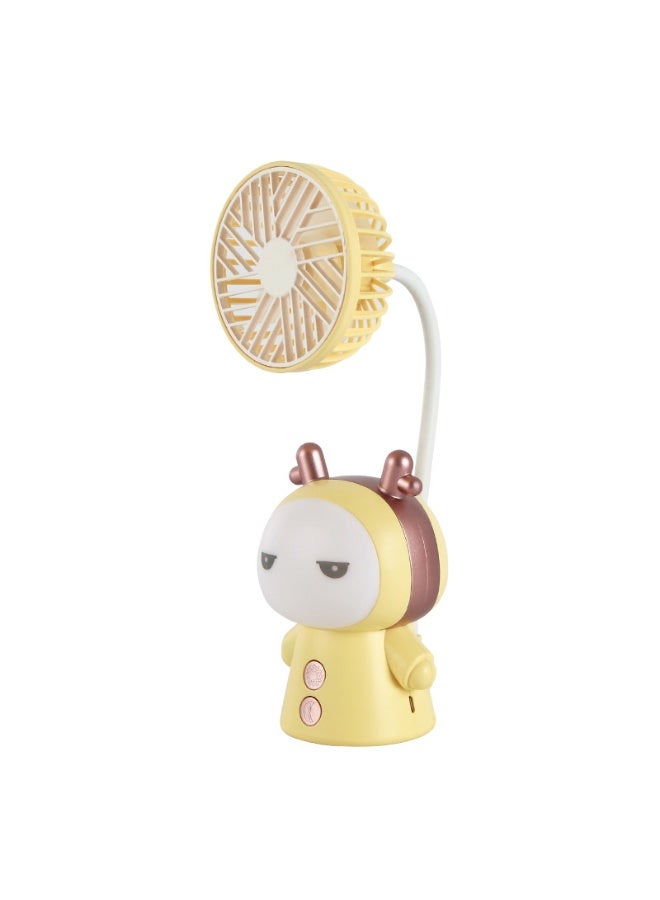 Nariele New Cartoon LED Charging Fan