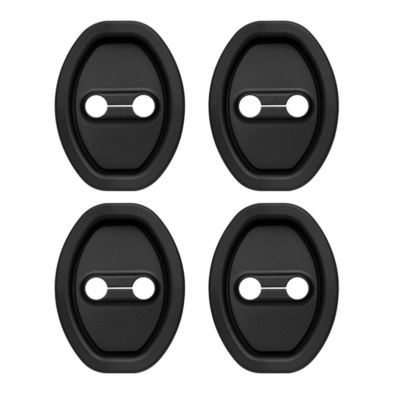 Figpade 4PCS Upgraded Car Door Latch Guard CoverSilicone Car Door Lock Cover for Car Door Protector and Noise ReductionUniversal Automotive Exterior Accessories 4 PCS - Image 2