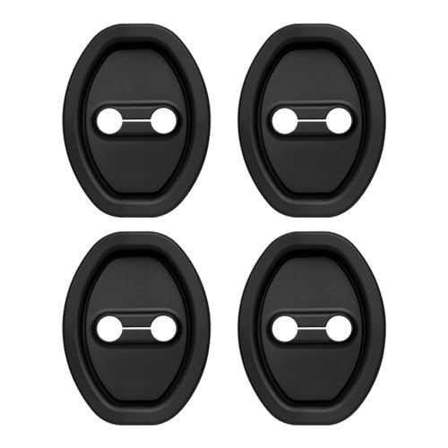 Figpade 4PCS Upgraded Car Door Latch Guard CoverSilicone Car Door Lock Cover for Car Door Protector and Noise ReductionUniversal Automotive Exterior Accessories 4 PCS - Image 1