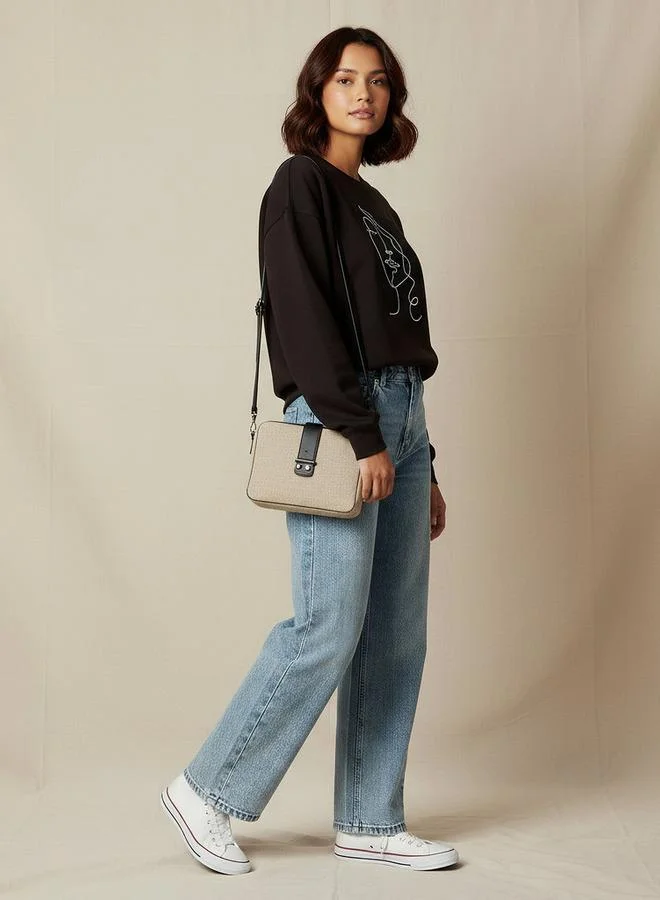 2Xtremz 2Xtremz Regular Fit Sweatshirt with Applique