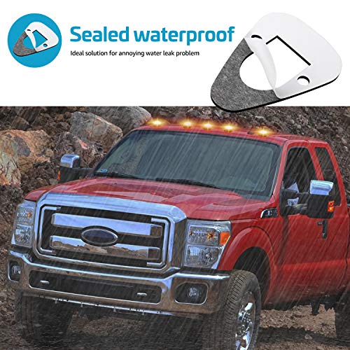 NDRUSH Roof Cab Marker Light Gasket Clearance Running Lamp Seal Compatible with 1999-2016 Ford F150 F250 F350 E150 E250 E350 Super Duty Pickup - Image 4