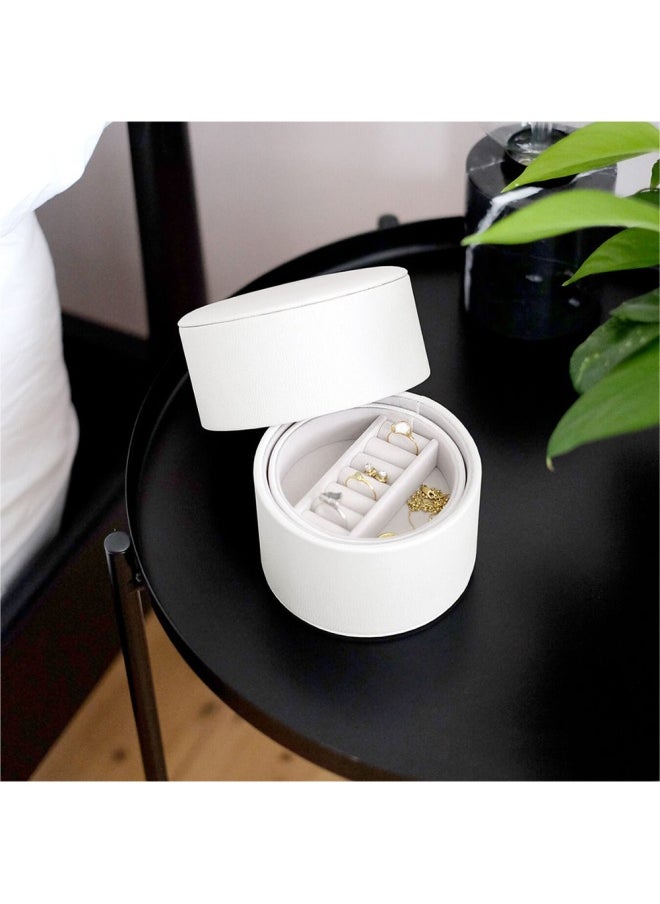 Stackers Bedside Jewellery Box Pod Pebble White 